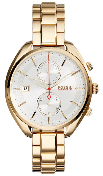 Pasek do zegarka Fossil CH2976 Stal nierdzewna Pozłacany 14mm